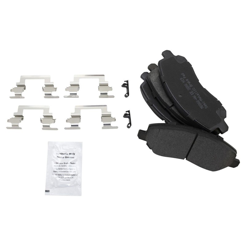 TRQ Performance Brake Rotor & Metallic Pad Front & Rear Kit w/Chemicals gallery