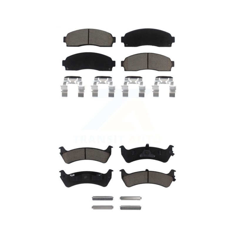 Front Rear Ceramic Brake Pads Kit For 2001 Ford Explorer Sport KCX-100380