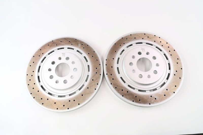 Maserati Ghibli Quattroporte front brake pads rotors + FREE oil filter #1320 gallery