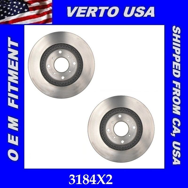 Front Brake Rotors For Acura Legend 1987-1988-1989-1990