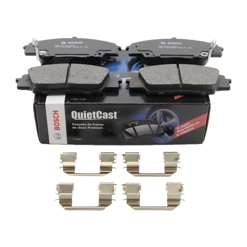 DuraGo Front Rear Rotor Bosch QuietCast Ceramic Brake Pad Kit for Civic 2L K20Z3 gallery
