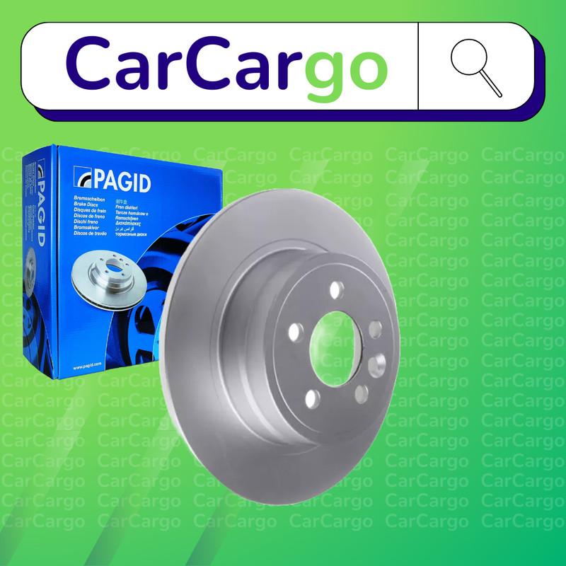 Pagid Solid Rear Brake Discs Pair For Rover 75 2.0 CDTi 2003-2005 280 mm