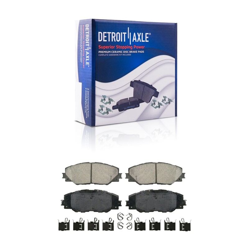 Front Disc Rotors + Brake Calipers & Ceramic Brake Pads for Toyota RAV4 Matrix gallery