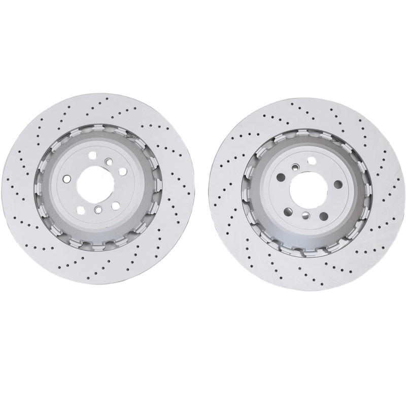 New For BMW F06 F10 F12 M5 M6 Front + Rear Vented & Drilled Disc Brake Rotors US gallery