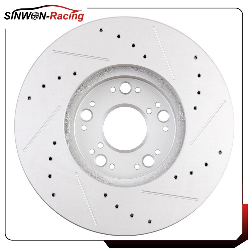 Front Rear Brake Rotors Slotted For 2002-2010 Lexus SC430 Base 4.3L 2008 2005 gallery