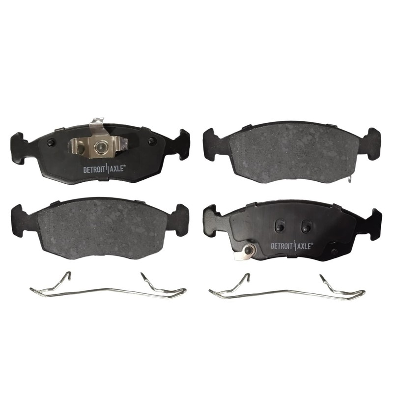 4pc Front Disc Brake Rotors and Ceramic Brake Pads Kit for 2013-2019 FIAT 500 gallery