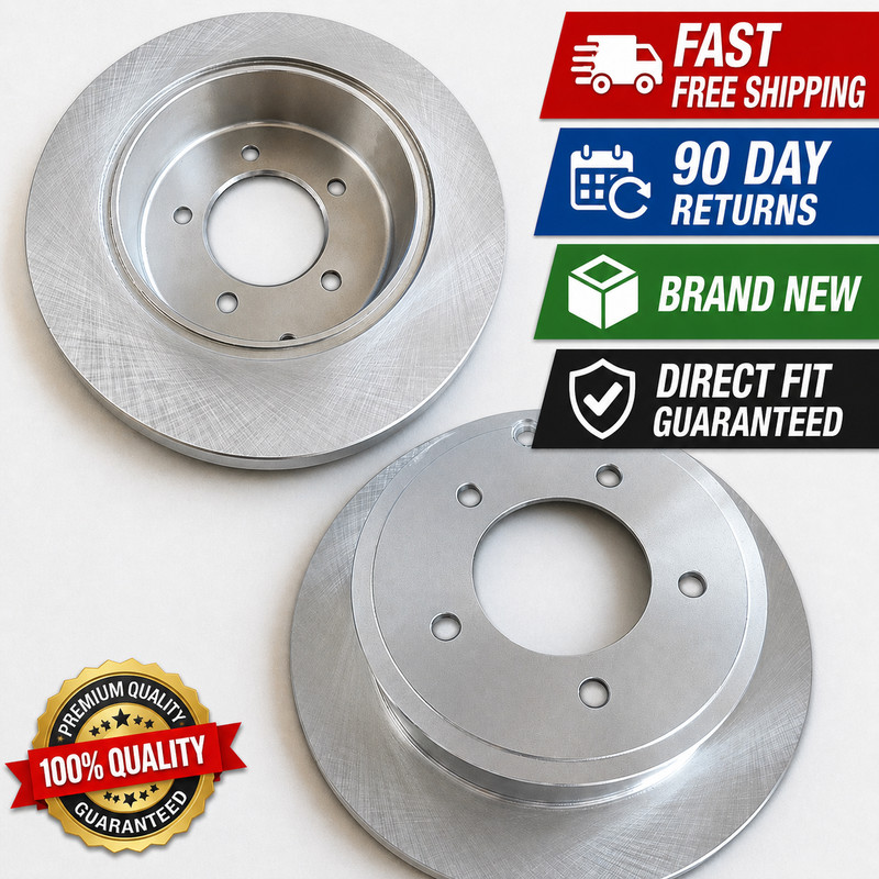 Rear Disc Brake Rotors For 2011-14 Chrysler 200 / 2007-2017 Jeep Patriot Compass