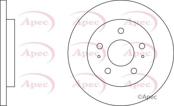 Brand New Brake Disc For Toyota COROLLA 19- 4243102330 APEC DSK3858 gallery