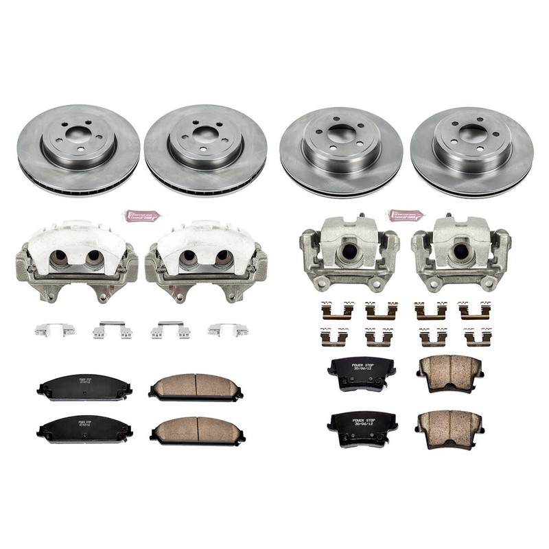 Powerstop Front Rear Brake Discs Calipers Pads Kit for 300 Challenger Charger gallery
