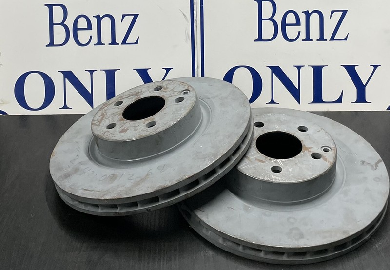 Mercedes Benz front brake rotors New Original A000 421 18 12 Set Of 2