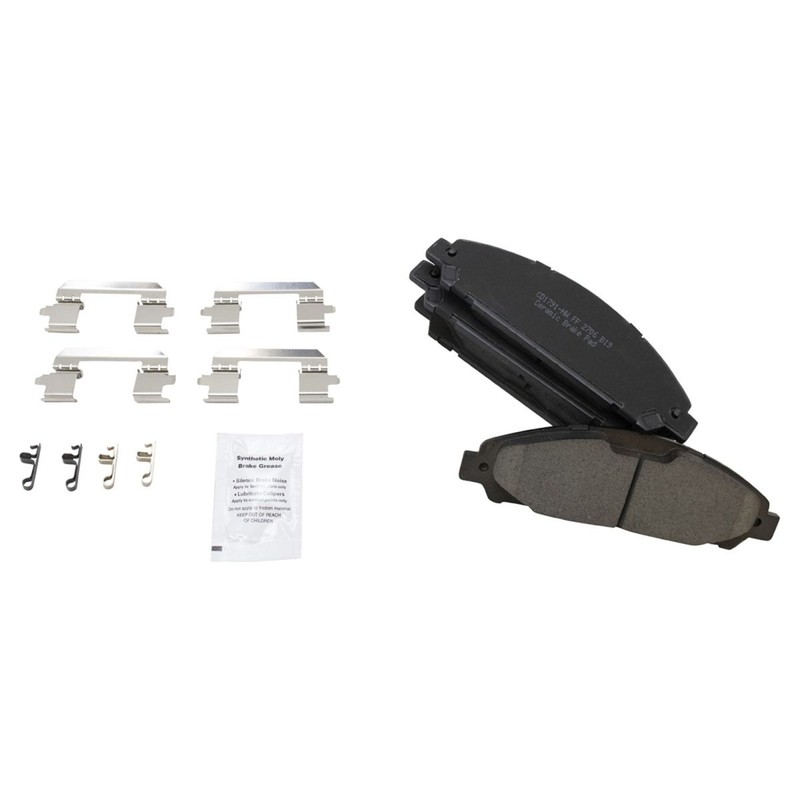 Front & Rear Ceramic Brake Pad & Coated Rotor Kit for Ford Mustang gallery