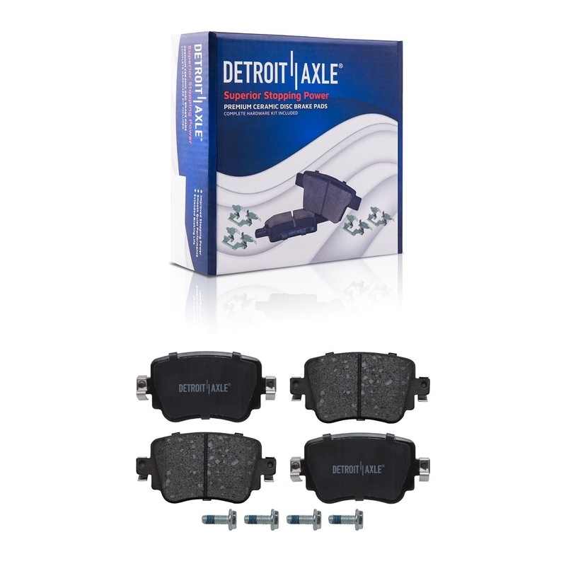 8pc Front Rear Brake Rotors Ceramic Brake Pads for 2016 - 2018 Audi Q3 Quattro gallery