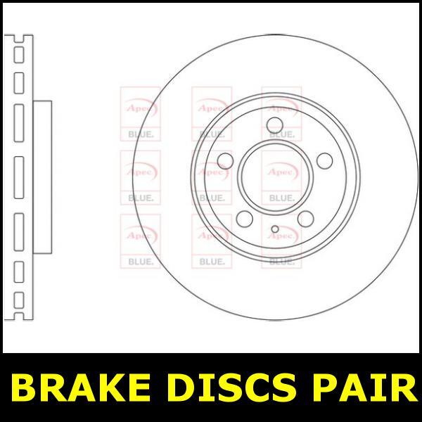 Brake Discs Pair Front FOR VW POLO AW 1.0 1.5 1.6 17->ON CHOICE1/2 Blue gallery