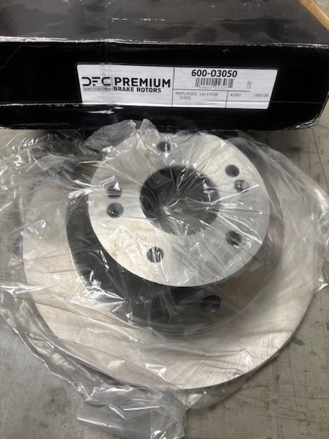 PREMIUM GENUINE DYNAMIC FRICTION CO. Disc Brake Rotor DFC 600-03050