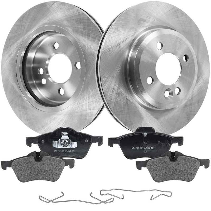 Front Brake Disc Rotors and Pads Kit For Mini Cooper 2002 2003 2004 2005 2006