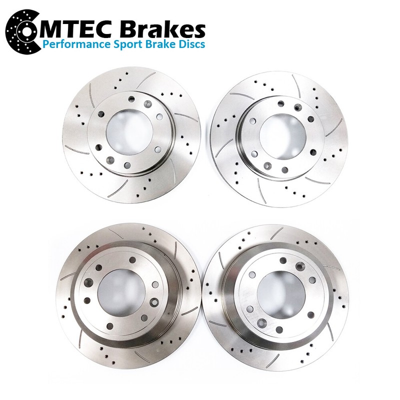 Front Rear Brake Rotors For Hyundai I800 ILoad Montana 2.5 CRDi 07-