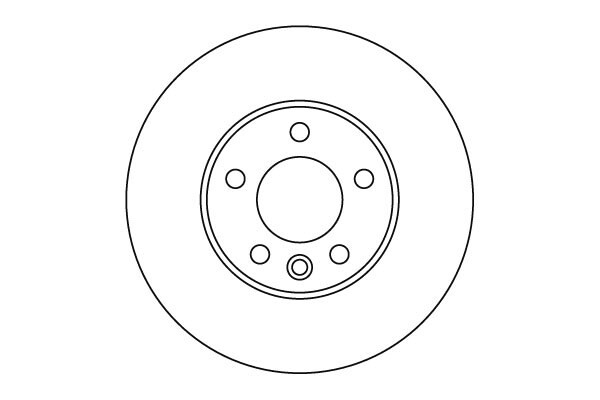 Fits VW Multivan CARAVELLE Touareg Transporter 1x Brake Disc Front Motaquip gallery