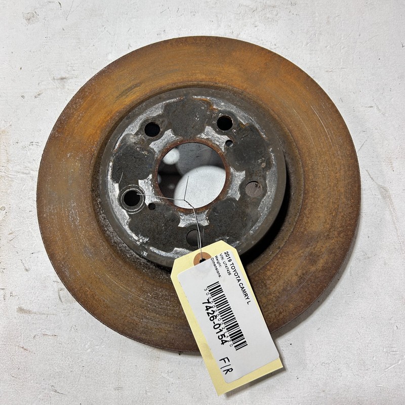 2018-2023 TOYOTA CAMRY FRONT LEFT OR RIGHT DISC BRAKE VENTED ROTOR OEM 1 PCS gallery