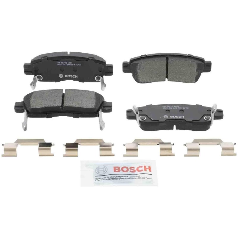 Bosch OEM Front & Rear Ceramic Brake Pads For 2002-2006 Chevy Lifetime Warranty gallery
