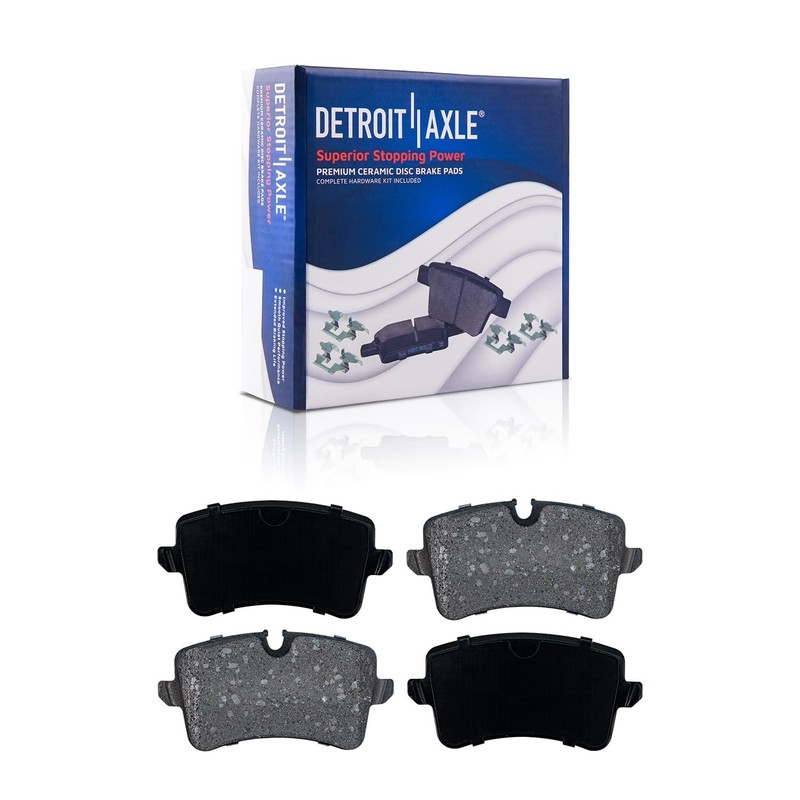 Front Rear Drilled and Slotted Brake Rotors Pads for Audi A6 A7 A8 Quattro S7 gallery