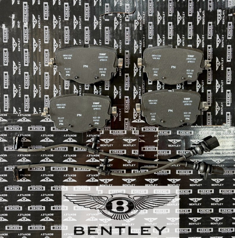 GEN For 2017-2020 Bentley Bentayga 6.0L/3.0L rear brake pads and rotors USA gallery