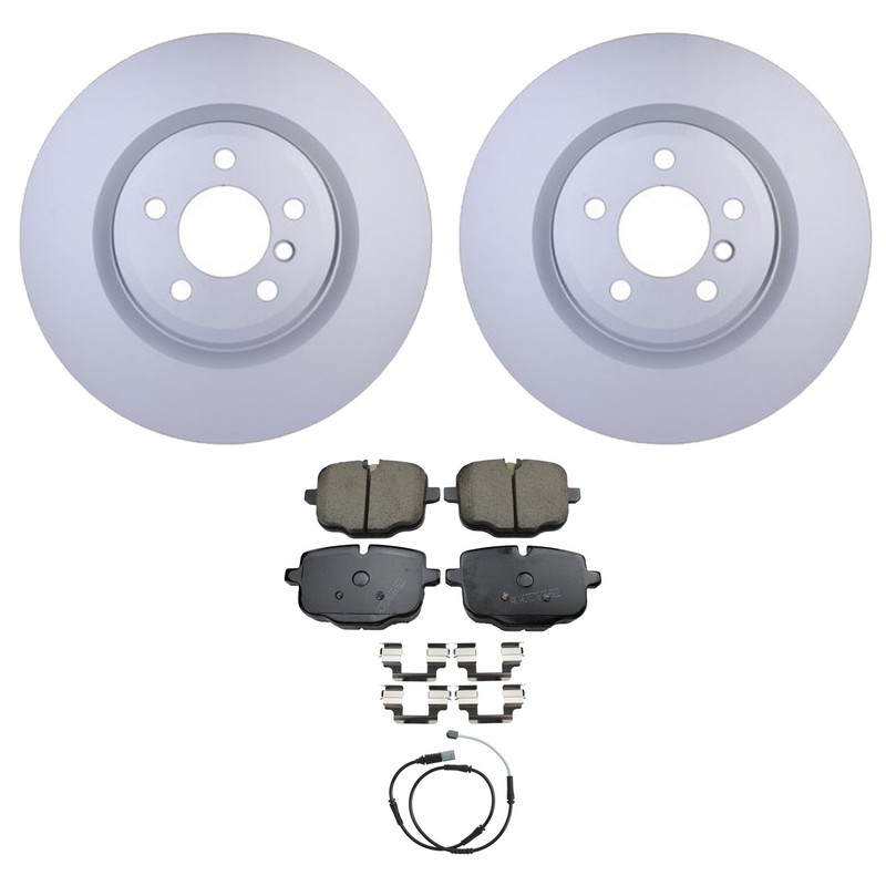Hella Rear Rotors Akebono Euro Ceramic Disc Brake Pad Kit For F06 Alpina B6 xD
