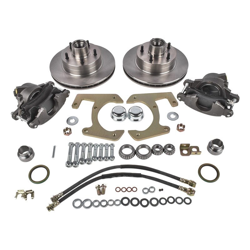Front Disc Brake Conversion Kit Drilled/Slotted for Chevy 1/2 Ton Pickup 47-59 gallery