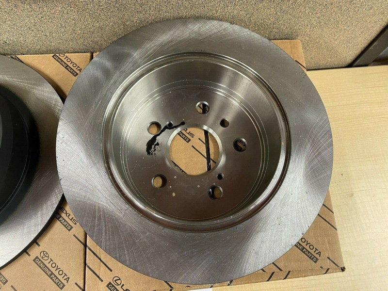 2012-2017 TOYOTA CAMRY REAR BRAKE KIT OEM ROTORS TCMC PADS GENUINE gallery