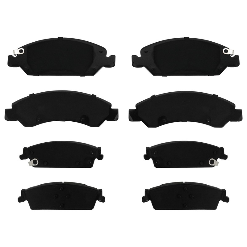 D1363 D1717 8Pcs Front Rear Ceramic Brake Pads For Tahoe Suburban 2015-2020 gallery