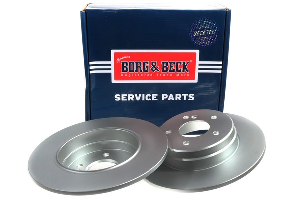 2x Brake Discs Pair Solid fits MERCEDES E280 2.8 Rear 93 to 02 290mm Set B&B New gallery
