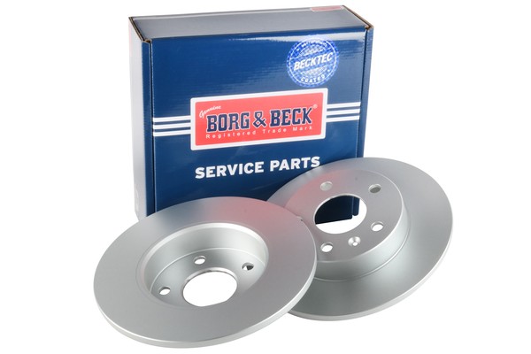 2x Brake Discs Pair Solid fits OPEL CORSA C 1.7D Rear 03 to 04 Z17DTH 264mm Set gallery
