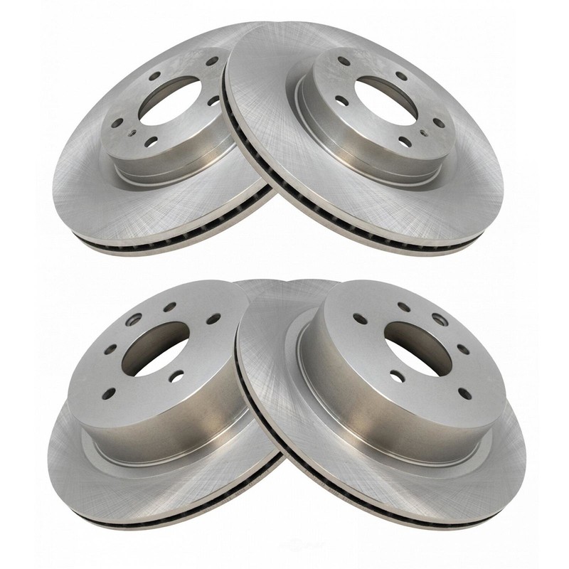 Disc Brake Rotor Set-4 Piece Brake Rotor Set TRQ BRA13890