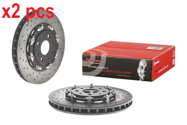 X2 PCS L&R SIDES BRAKE DISC 09.B085.13
