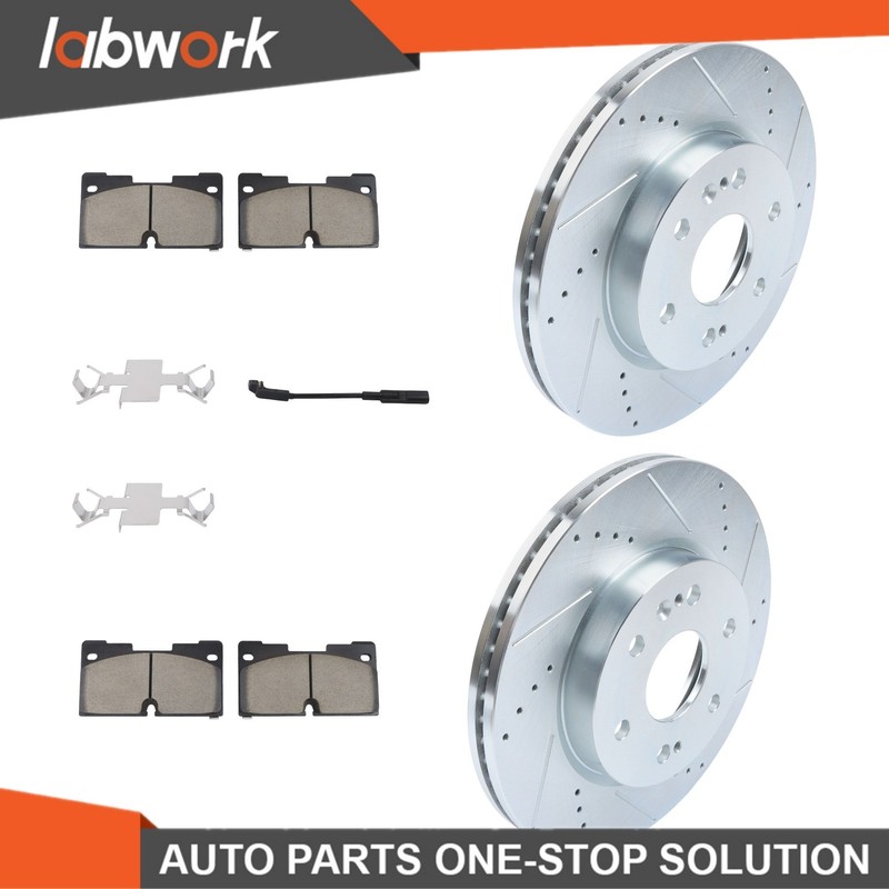 Labwork Brake Disc and Pad Kits 2-Wheel Set Front For Cadillac Escalade 21-23 gallery