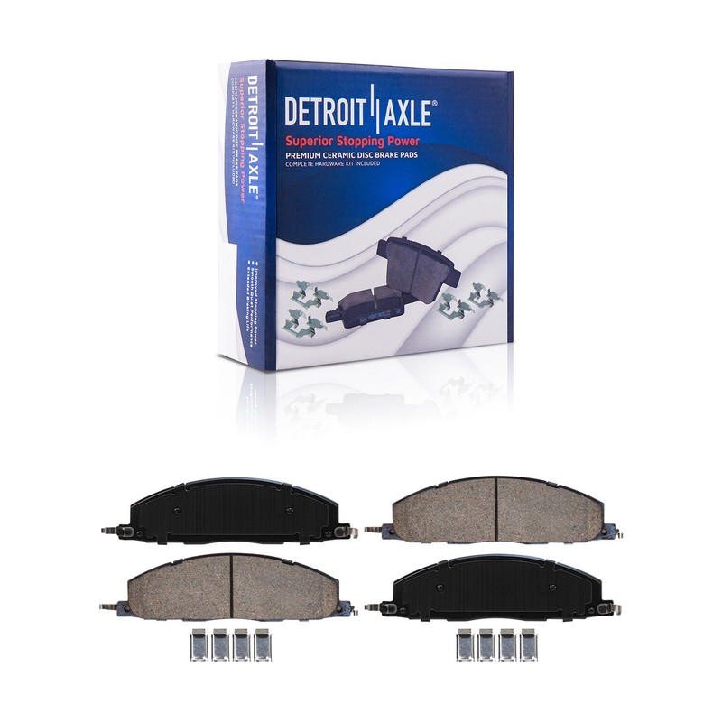10pc Front & Rear DRILLED Rotors + Ceramic Brake Pads for Dodge Ram 2500 3500 gallery
