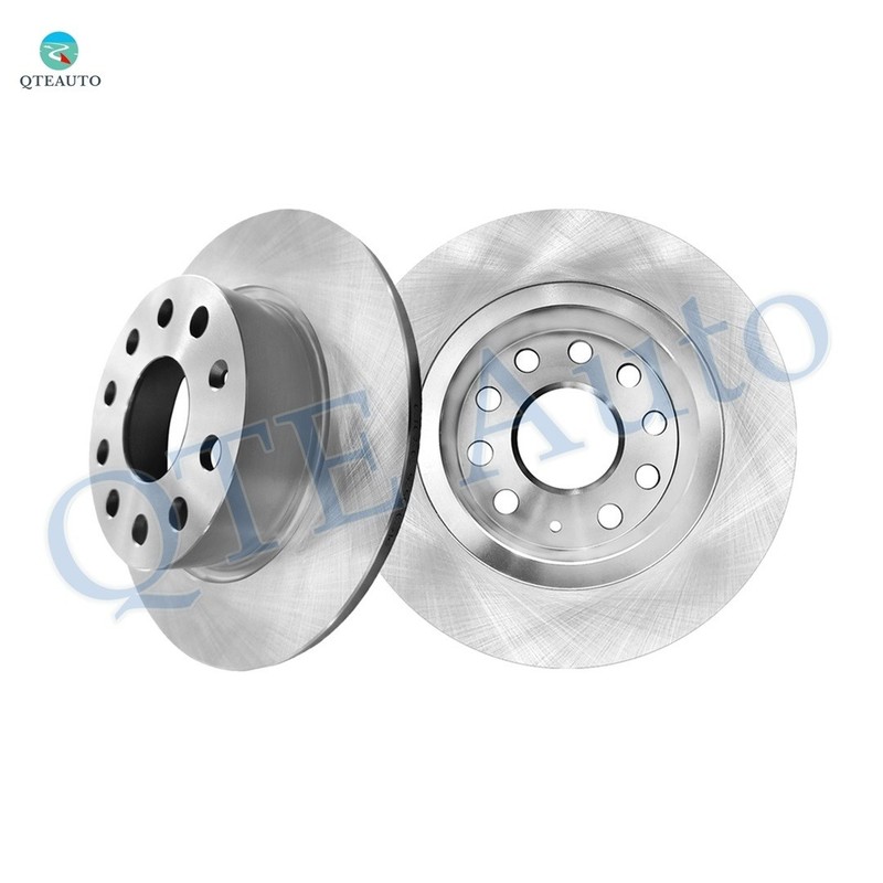 Rear 253mm Brake Disc Rotors For 2009-2016 Volkswagen EOS