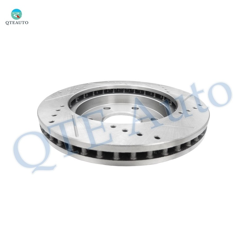 Front 304.8mm Drilled Slotted Disc Brake Rotors For 2002-2006 Cadillac Escalade gallery