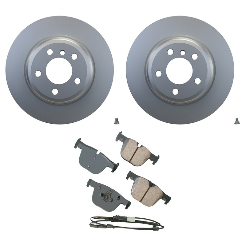 Hella Rear Rotors Akebono EURO Ceramic Disc Brake Pads Kit For F32 F33 435i 440i