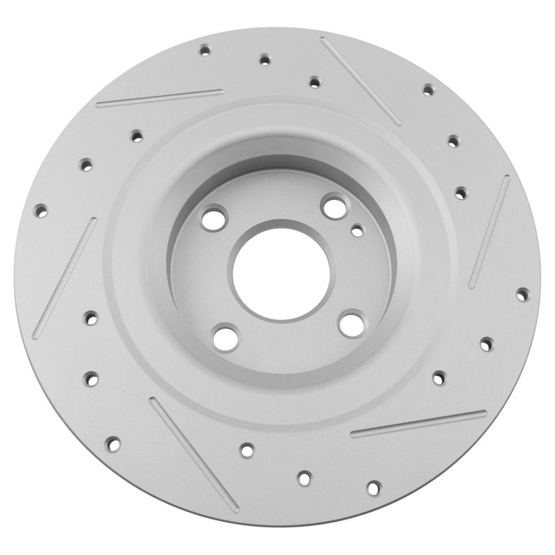 Performance Rear Brake Rotors Set Premium G-Coated Slotted Fits Fiat Mazda gallery