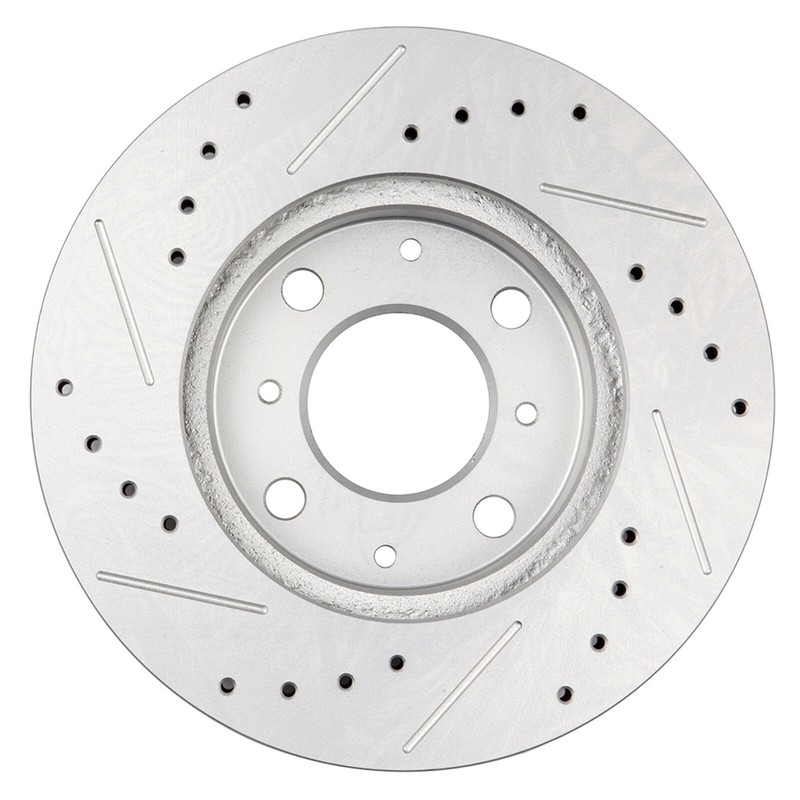 FRONT DRILLED ROTORS + CERAMIC BRAKE PADS FITS FOR HONDA CIVIC DEL SOL CRX CIVIC gallery