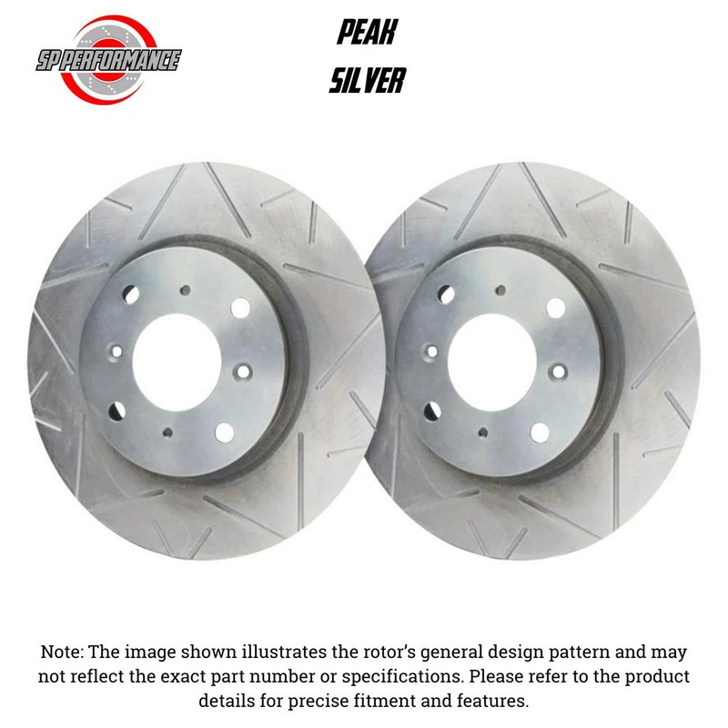 SP Performance Disc Brake Rotor Set Front Fits 1999-2000 Cadillac Escalade