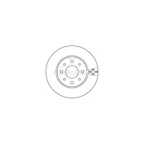 Borg & Beck brake disc pair - BBD4406 gallery