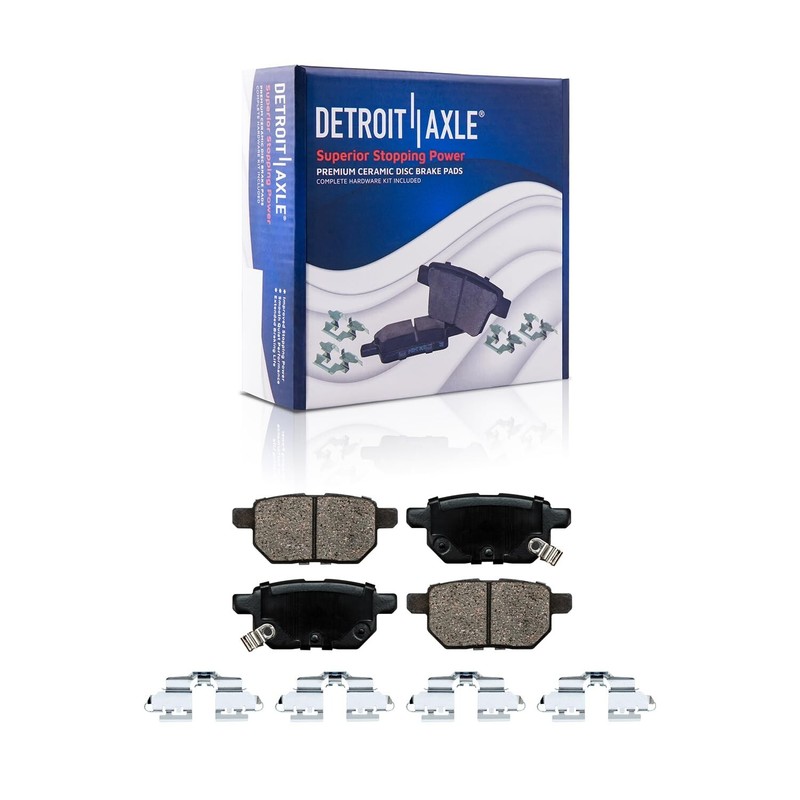 Front Rear Drilled Rotors Ceramic Brake Pads for Toyota Prius AWD-e Prius Prime gallery