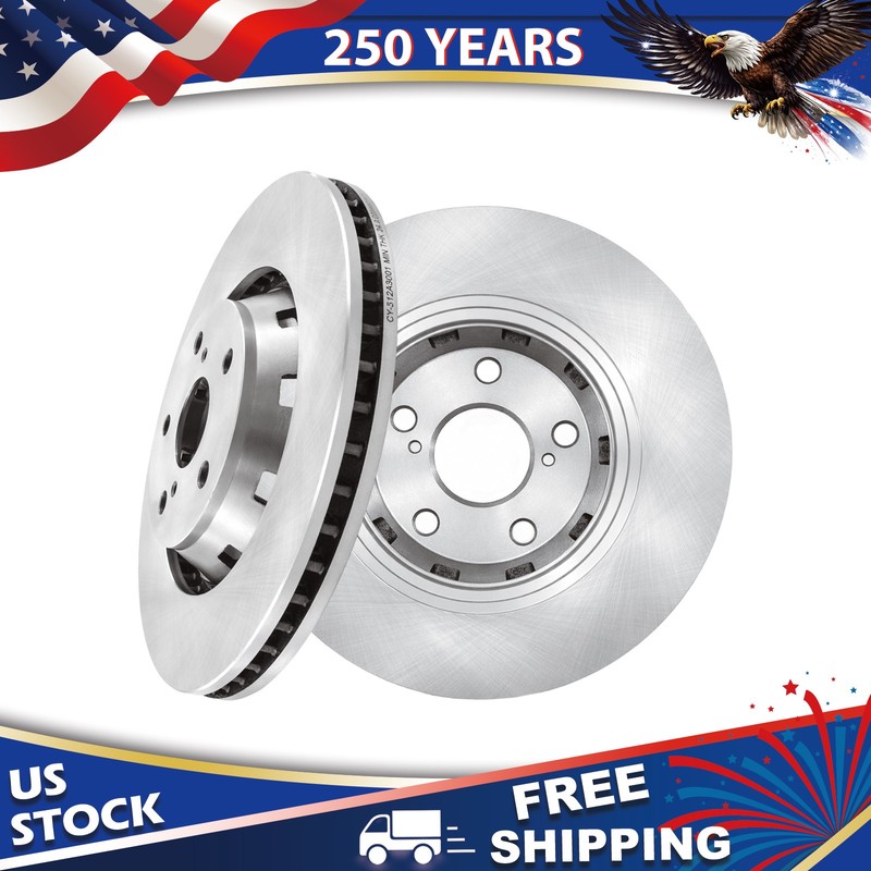 Front Disc Brake Rotors for 2013 – 2016 Toyota Venza Brake Rotor 2009 2010 2011