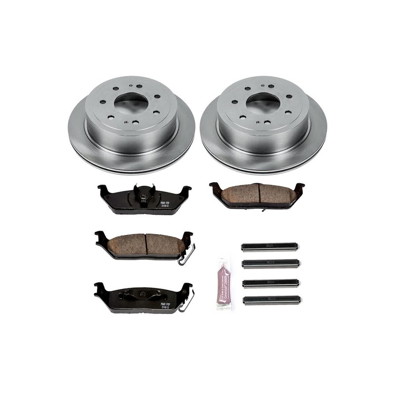 KOE4556 Powerstop Brake Disc and Pad Kits 2-Wheel Set Rear for F150 Truck F-150 gallery