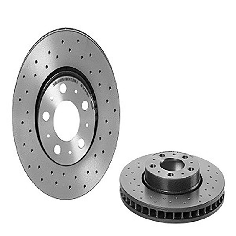 Front and Rear Disc Brake Rotors Fits Volvo S60 2.5L 2.3L 2.4L Volvo S80 2.5L gallery