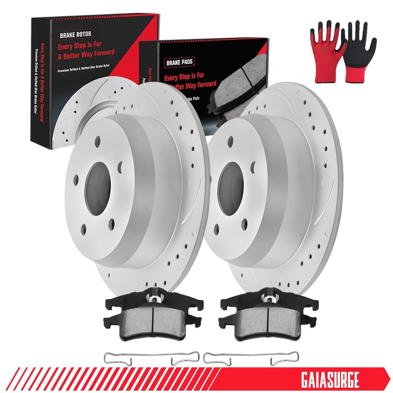 12inch Rear Brake Rotors & Pads for 1999 – 2002 2003 2004 Jeep Grand Cherokee