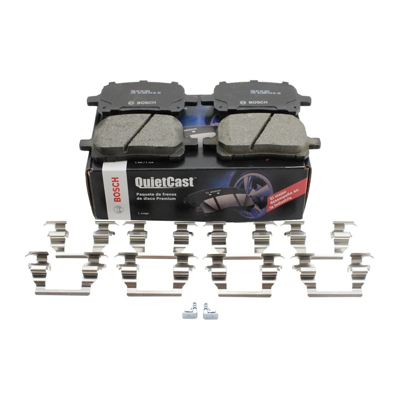DuraGo Front Rotors Bosch QuietCast Ceramic Disc Brake Pads Kit For RX300 3.0 V6 gallery