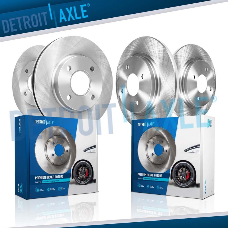 278mm Front and 253mm Rear Disc Brake Rotors Kit for 2014 – 2019 Ford Fiesta ST