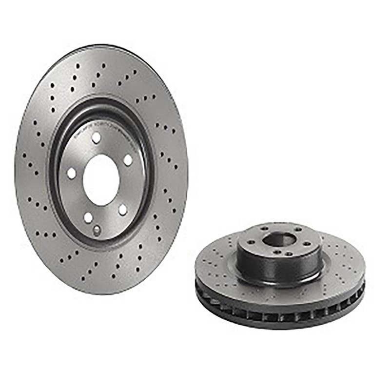 Brembo Front Brake Kit Drilled Disc Rotors Ceramic Pads For W211 E500 Sport Pkg gallery